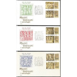 Watykan 1977, Rzeźby, sarkofagi. FDC