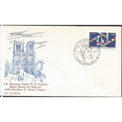 Francja 1980, Papież Jan Paweł II. Datownik
