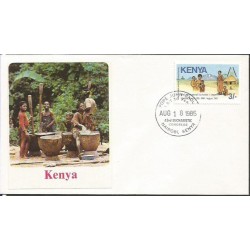 Kenia 1985, Papież Jan Paweł II. Datownik