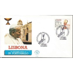 Portugalia 1982, Papież Jan Paweł II. Datownik