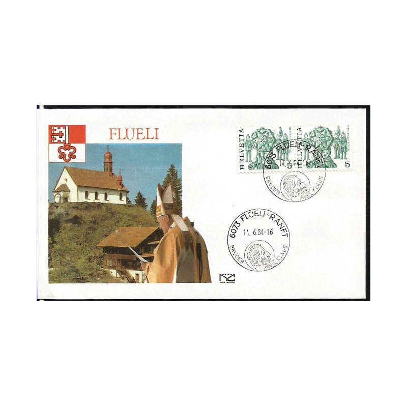Szwajcaria 1984, Papież Jan Paweł II. Datownik