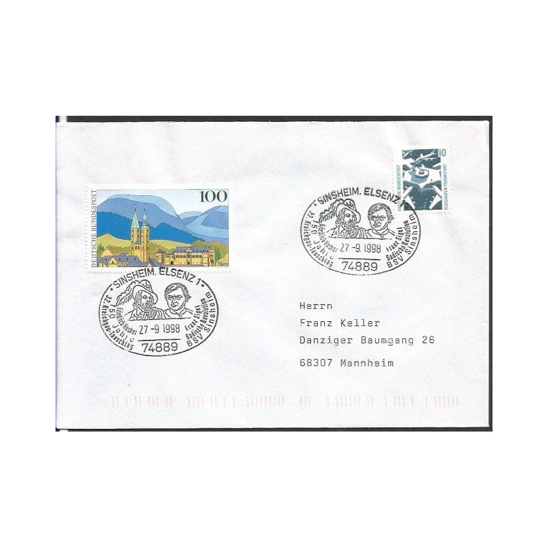 Niemcy 1998, Siegel i Hecker, rewolucja 1848, wojna secesyjna w USA. Sinsheim