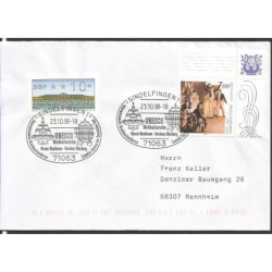 Niemcy 1998, UNESCO, pałac, fontanna. Sindelfingen