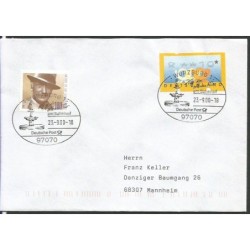 Niemcy 2000, Fontanna, dworzec. Wurzburg