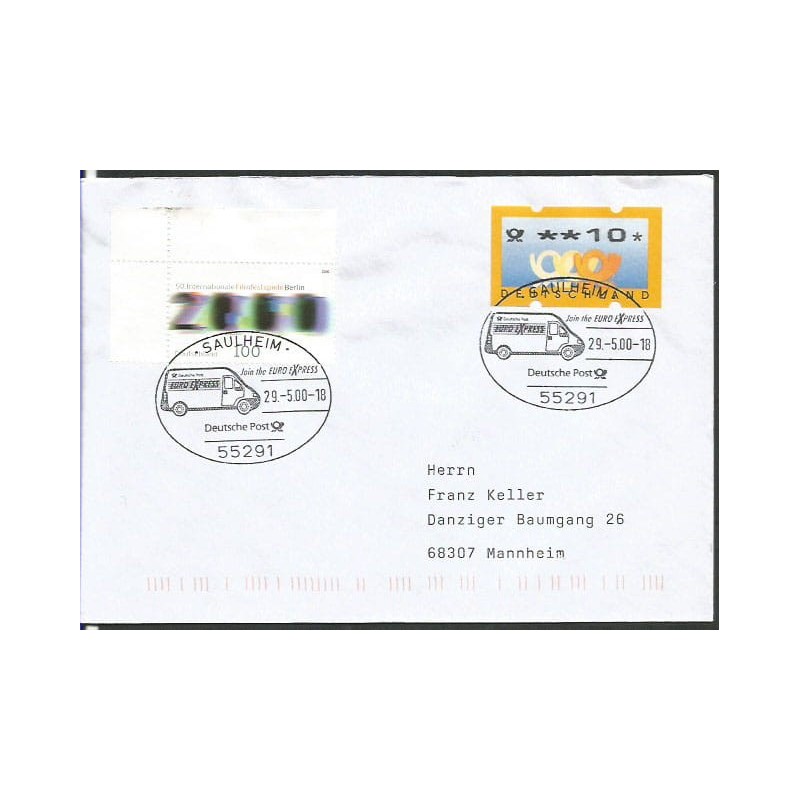 Niemcy 2000, Samochód, kurier. Saulheim