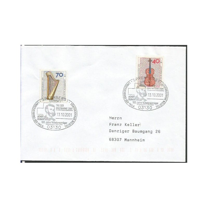 Niemcy 2001, Dunant, Nobel, Czerwony Krzyż. Spremberg