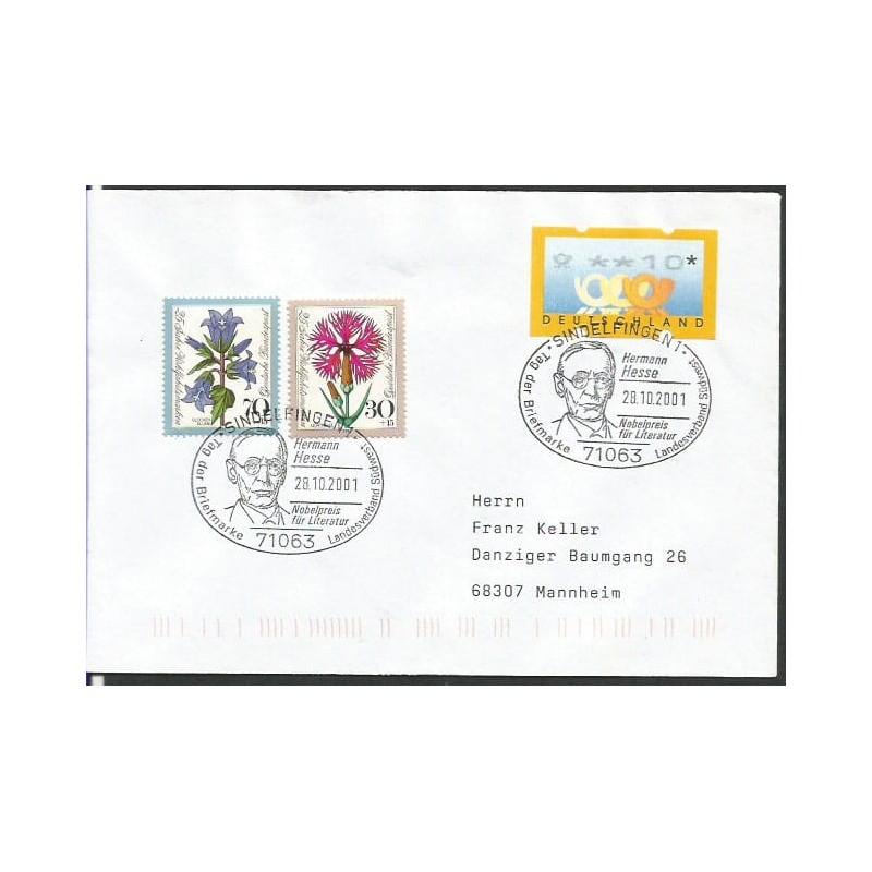Niemcy 2001, Hesse H., literatura, Nobel. Sindelfingen
