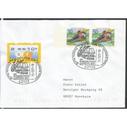 Niemcy 2001, Kolej, kolejnictwo, autobus. Wuppertal