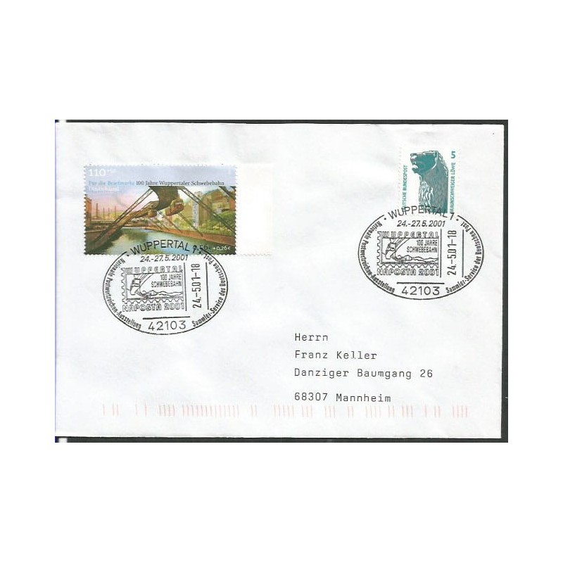 Niemcy 2001, Kolej, kolejnictwo. Wuppertal