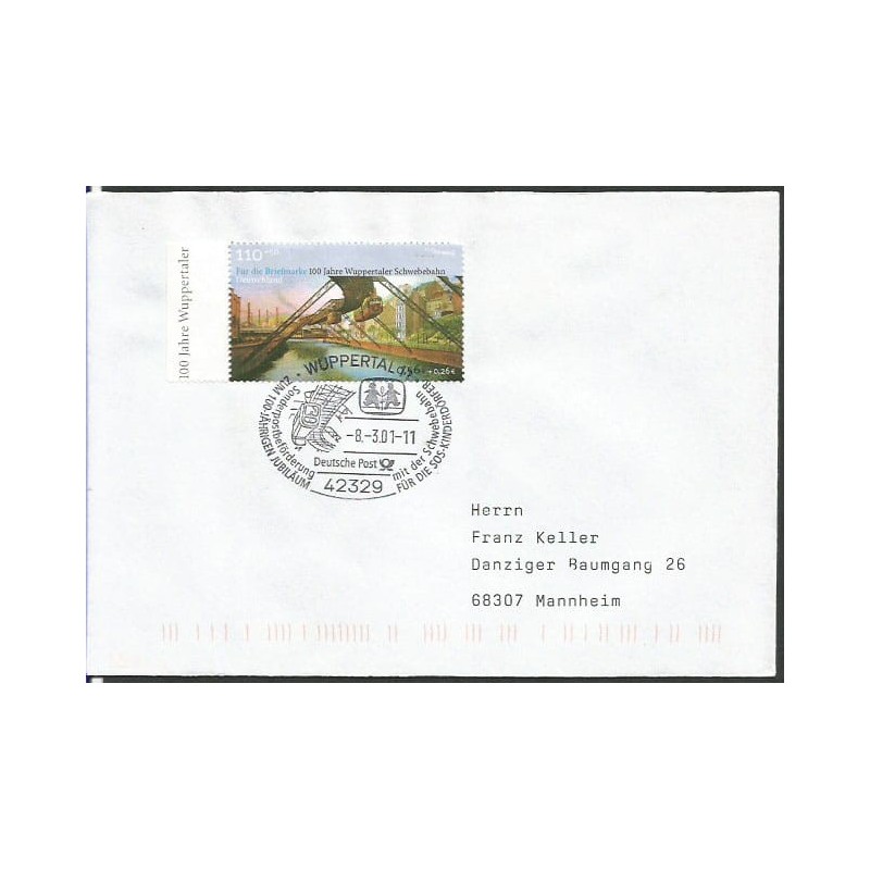 Niemcy 2001, Kolej, kolejnictwo. Wuppertal