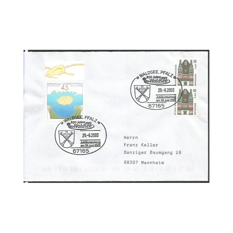 Niemcy 2003, Herb, pociąg okolicznościowy. Waldsee