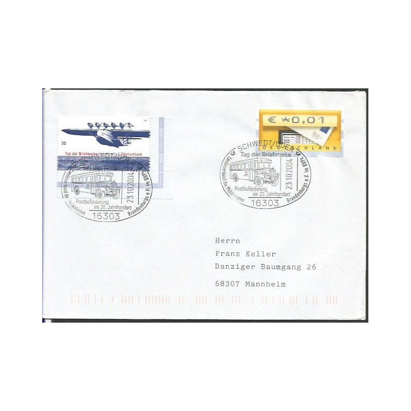 Niemcy 2004, Autobus pocztowy. Schwedt