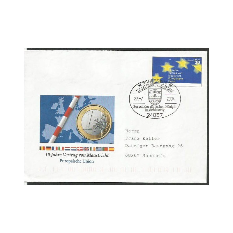 Niemcy 2004, Dania, królowa Danii, wizyta. Schleswig