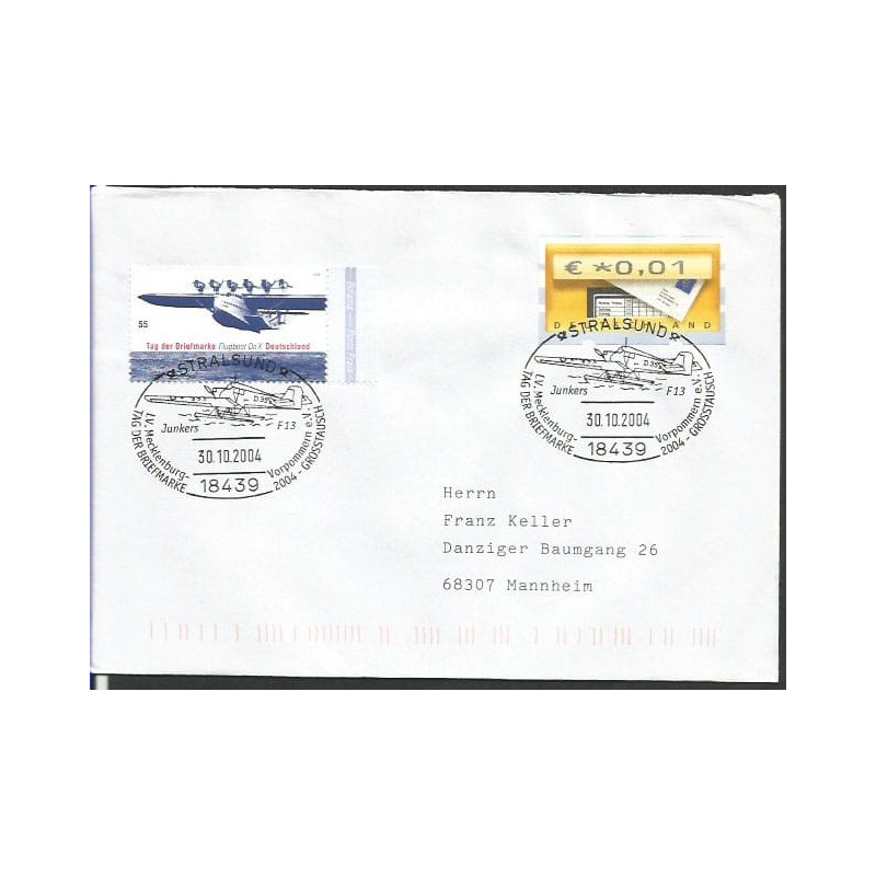 Niemcy 2004, Samolot wodolot Junkers. Stralsund