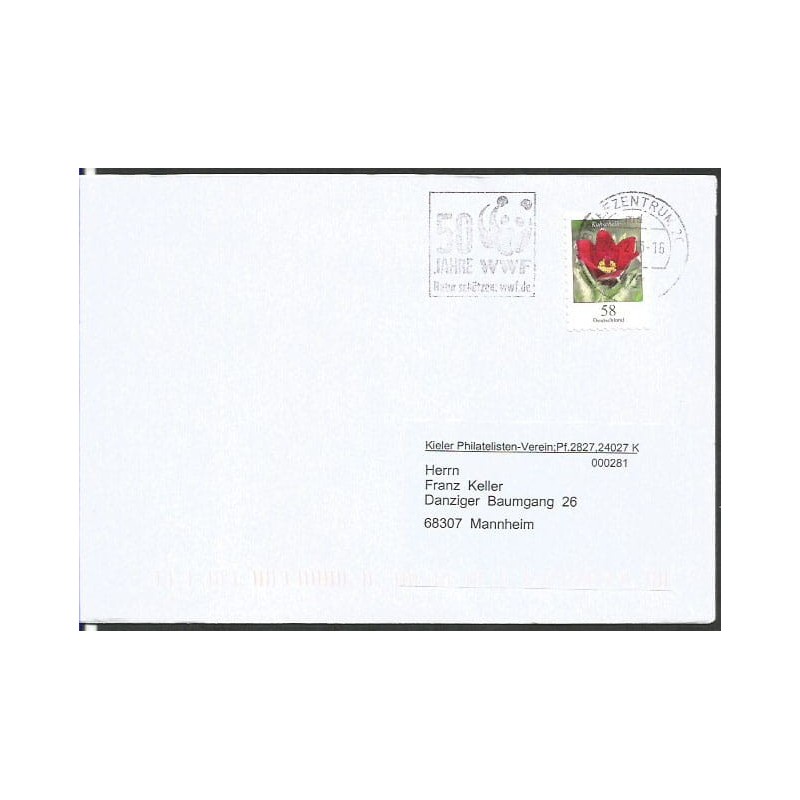 Niemcy 2006, WWF, 50 lat, panda. Briefzentrum