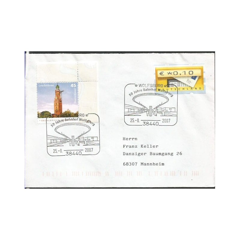 Niemcy 2007, Kolej, dworzec. Wolfsburg