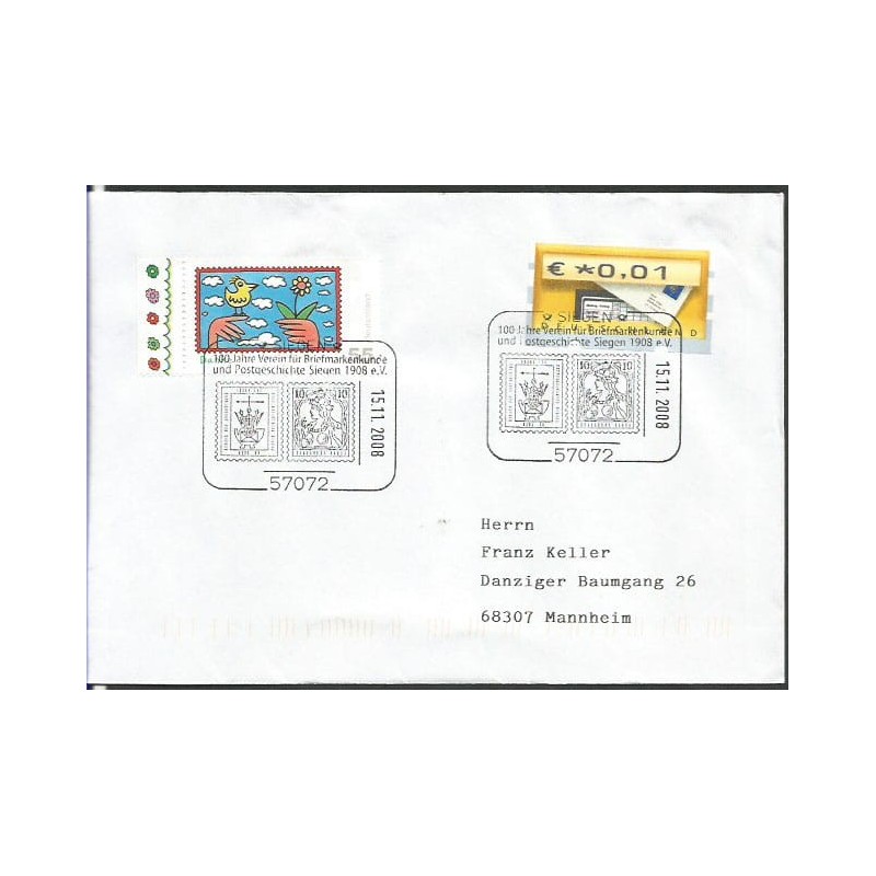 Niemcy 2008, Germania, znaczek. Siegen