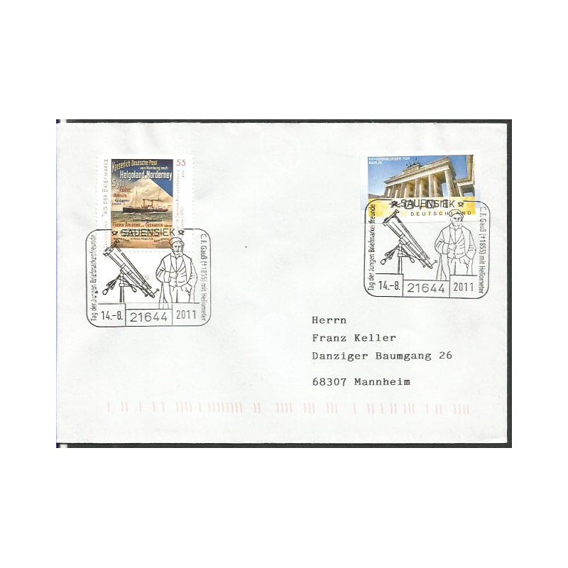 Niemcy 2011, C. F. Gauss, astronomia. Sauensiek