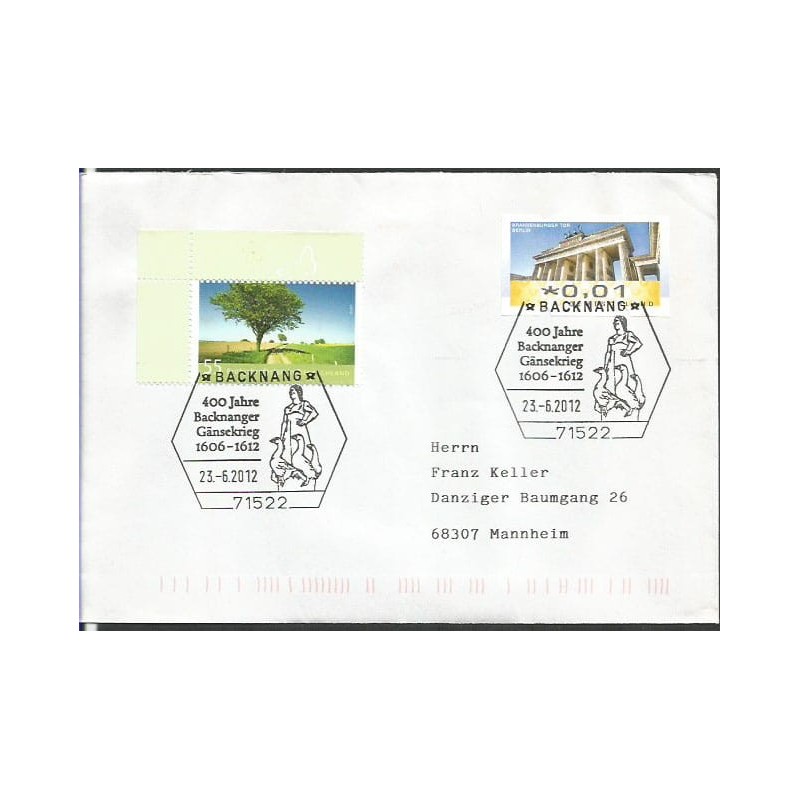 Niemcy 2012, Gęsi, ptaki, wojna. Backnang