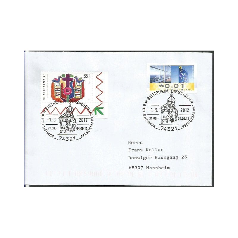 Niemcy 2012, Konie, targ. Bietigheim