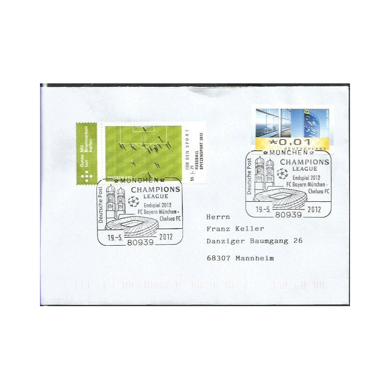 Niemcy 2012, Piłka nożna, Licha Mistrzów Bayern Chelsea. Monachium