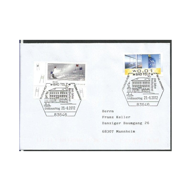 Niemcy 2012, Poczta, poczthalteria. Bad Tolz