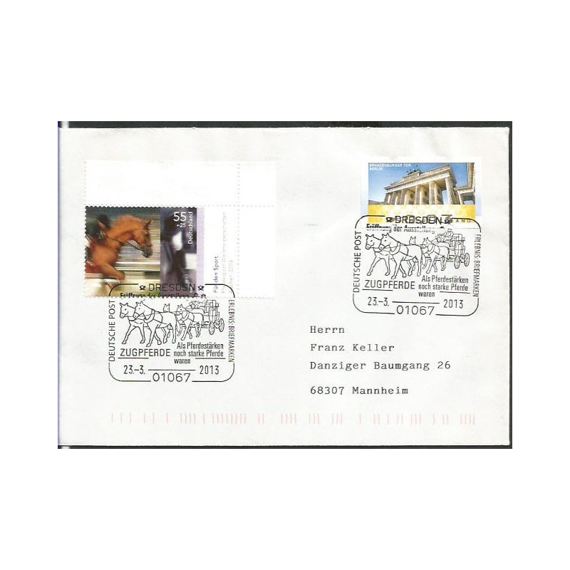 Niemcy 2013, Dyliżans, poczta. Drezno