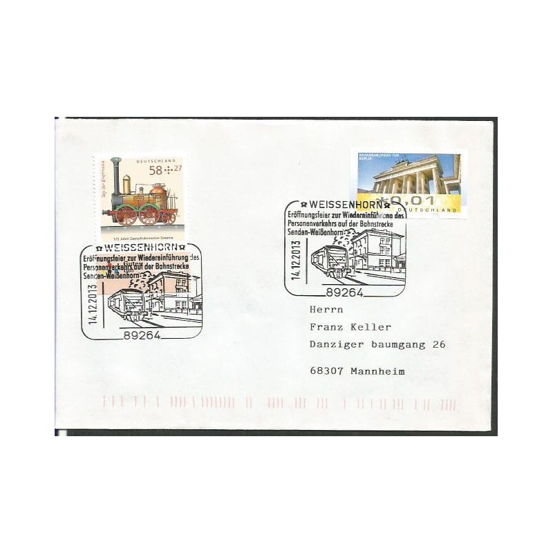 Niemcy 2013, Kolej, dworzec. Weissenhorn