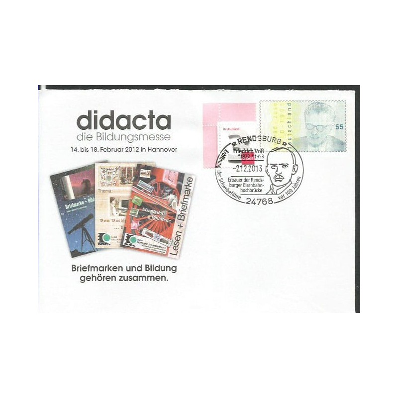 Niemcy 2013, Voss, F. kolej, mosty, architekt. Rendsburg