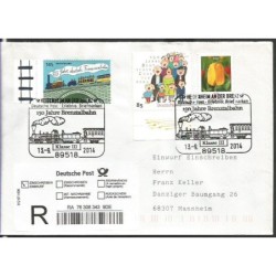 Niemcy 2014, Kolej, kolejnictwo. Heidenheim, polecony