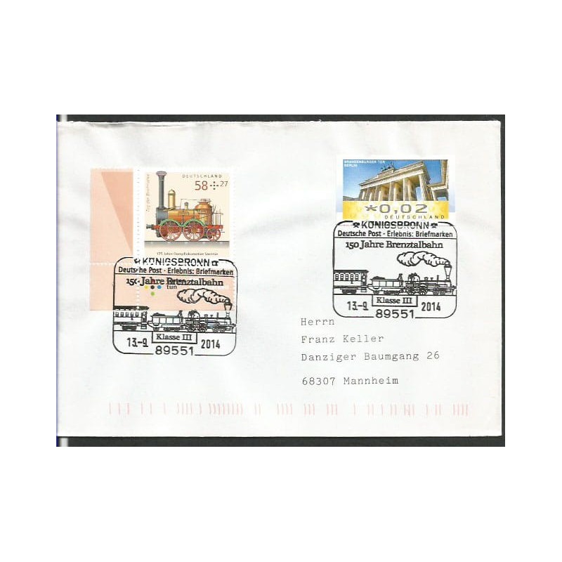 Niemcy 2014, Kolej, kolejnictwo. Konigsbronn