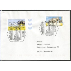 Niemcy 2014, Niedźwiedź, fontanna. Hamm