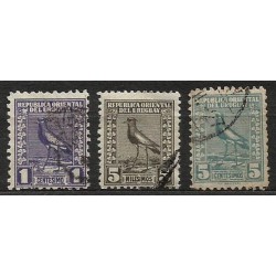 Urugwaj 1925-27, Ptaki. Kasowane