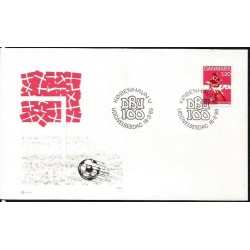 Dania 1989, Piłka nożna, DZPN, 100 lat. FDC