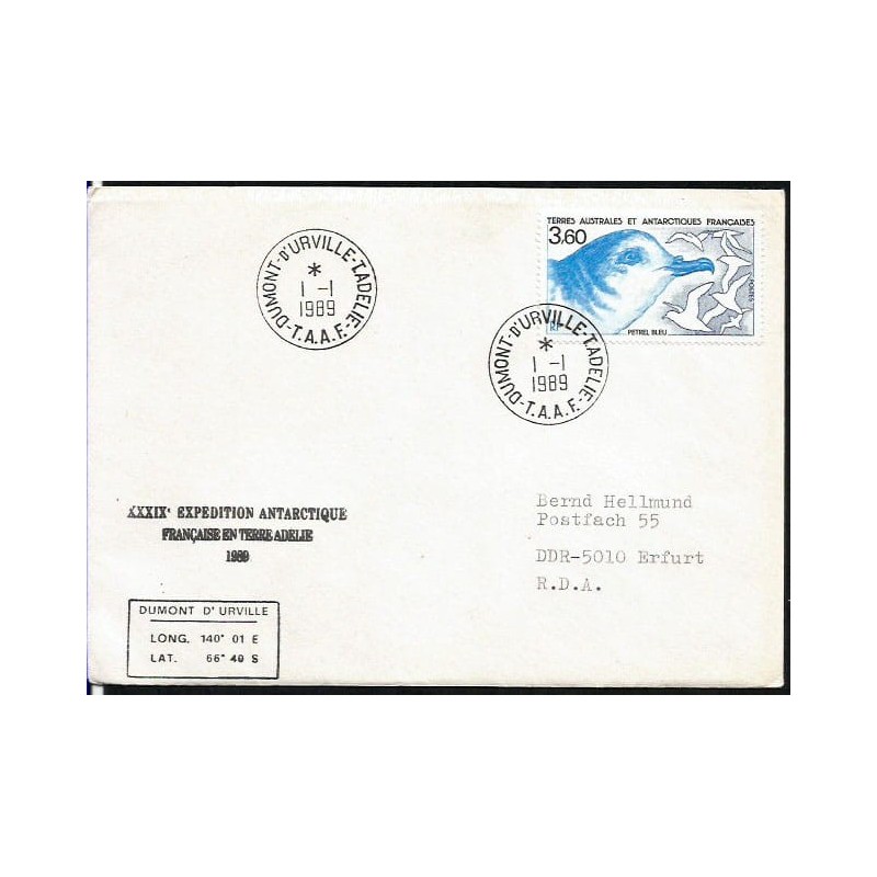 TAAF 1989, Stacja naukowa i badawcza Dumont d’Urville. Polarnictwo