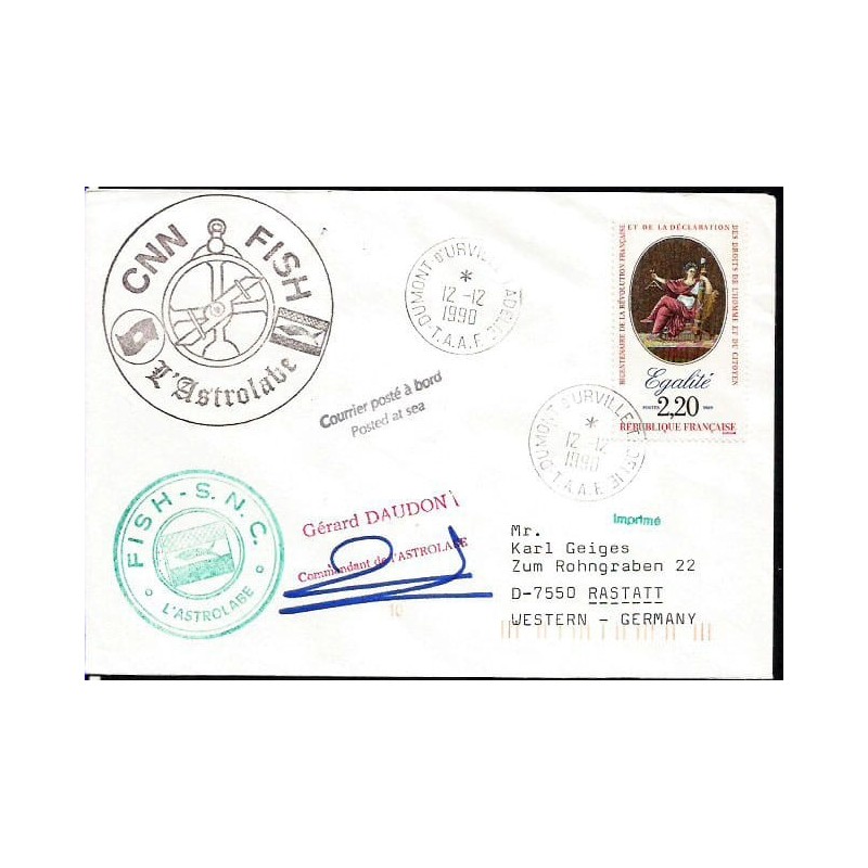 TAAF 1990, Stacja naukowa i badawcza Dumont d’Urville. Polarnictwo