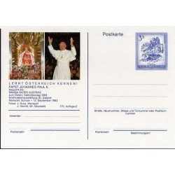 Austria 1983, Papież Jan Paweł II. Cp