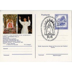 Austria 1983, Papież Jan Paweł II. Cp i datownik Mariazell