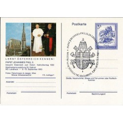 Austria 1983, Papież Jan Paweł II. Cp i datownik Wiedeń