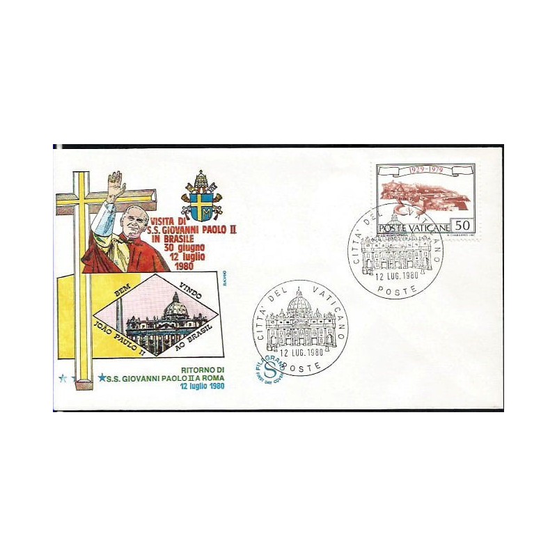 Watykan 1980, Papież Jan Paweł II, Brazylia, powrót
