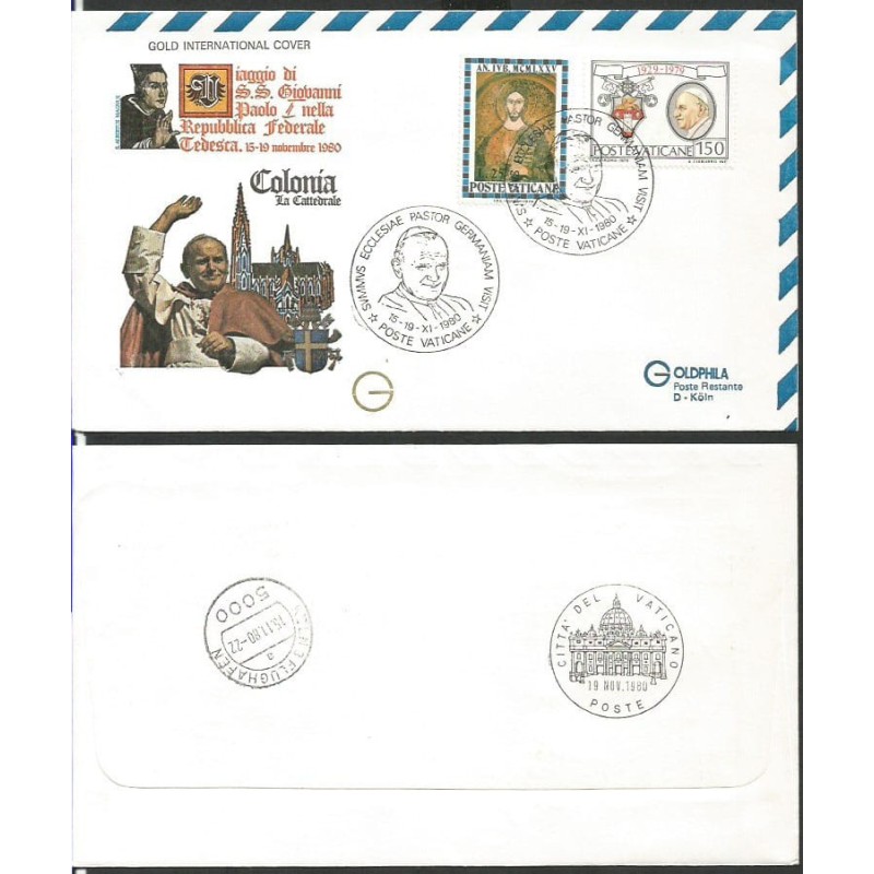 Watykan 1980, Papież Jan Paweł II, Niemcy. Lot