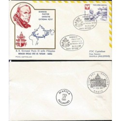 Watykan 1981, Papież Jan Paweł II, Filipiny. Lot
