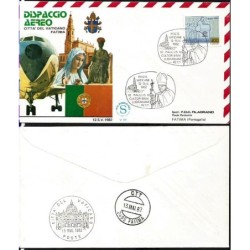 Watykan 1982, Papież Jan Paweł II, Portugalia. Lot
