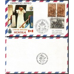Watykan 1984, Papież Jan Paweł II, Kanada. Lot