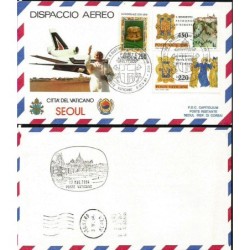 Watykan 1984, Papież Jan Paweł II, Korea. Lot