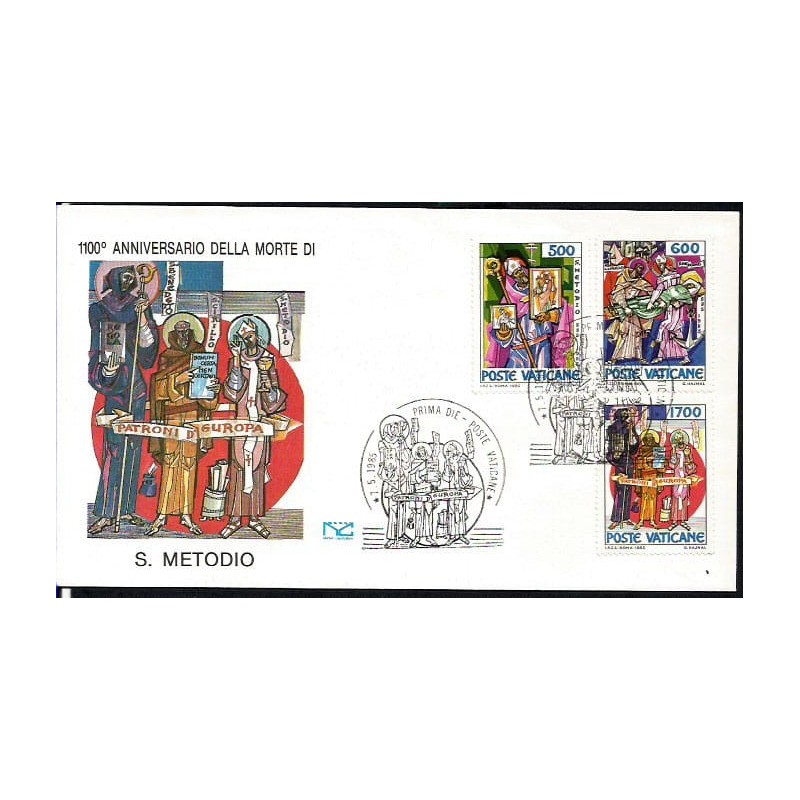 Watykan 1985, Święty Metody. FDC