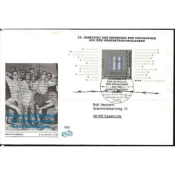 Niemcy 1995, Obozy koncentracyjne: Auschwitz, Kraków, Lublin, Stutthof, Majdanek, Warszawa. FDC