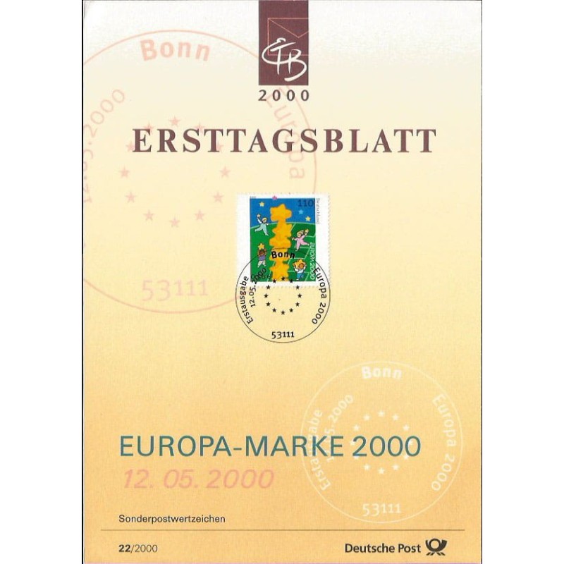 Niemcy 2000, EUROPA CEPT. ETB