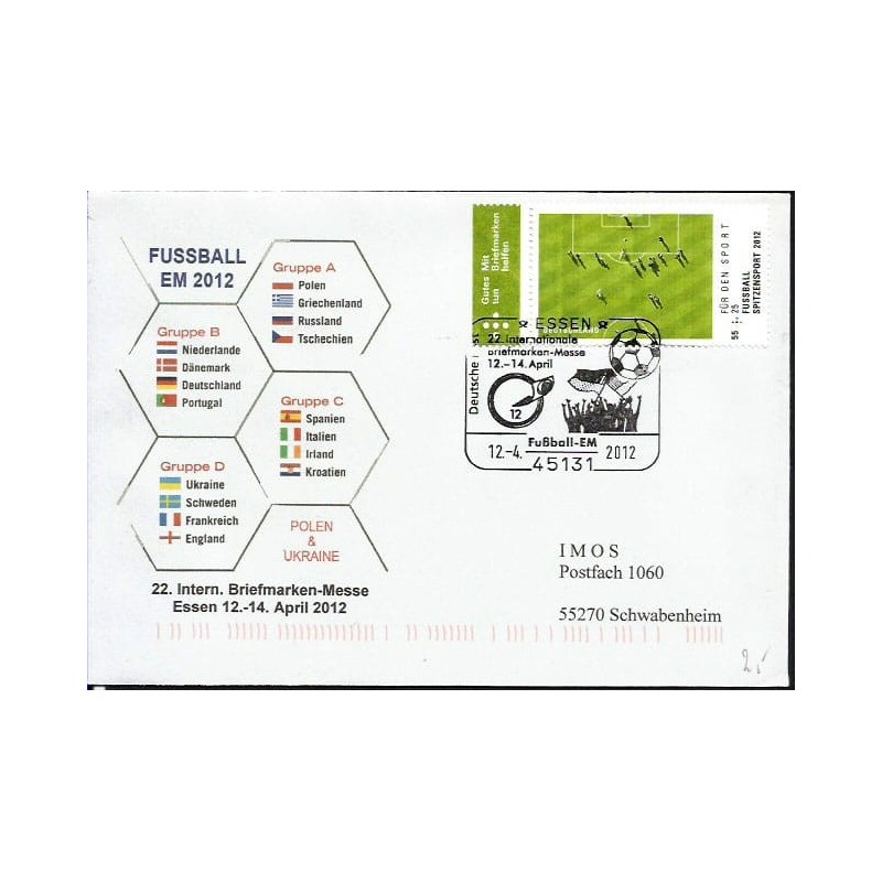 Niemcy 2012, Piłka nożna, ME Polska Ukraina. Essen