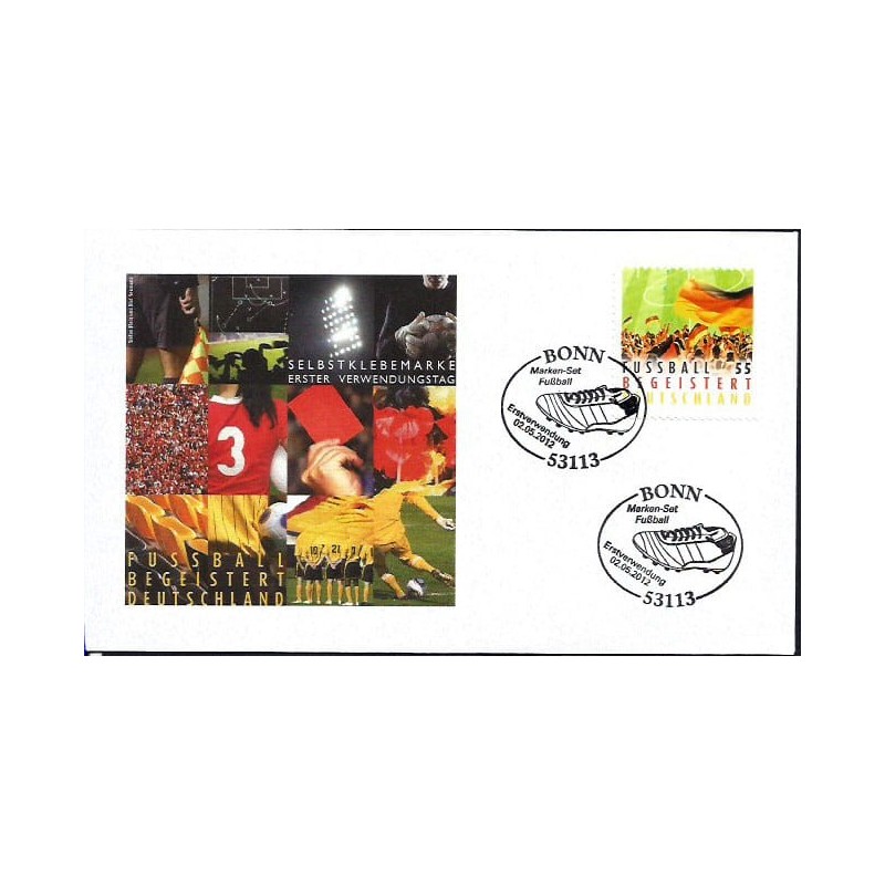 Niemcy 2012, Piłka nożna. FDC